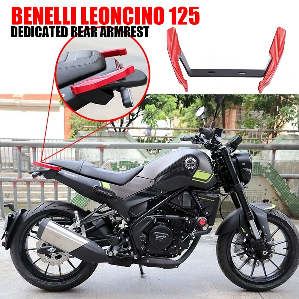 

New For Benelli Leoncino 125 Motorcycle Modified Rear Handrail Rear Wing Rear Handle Shelf