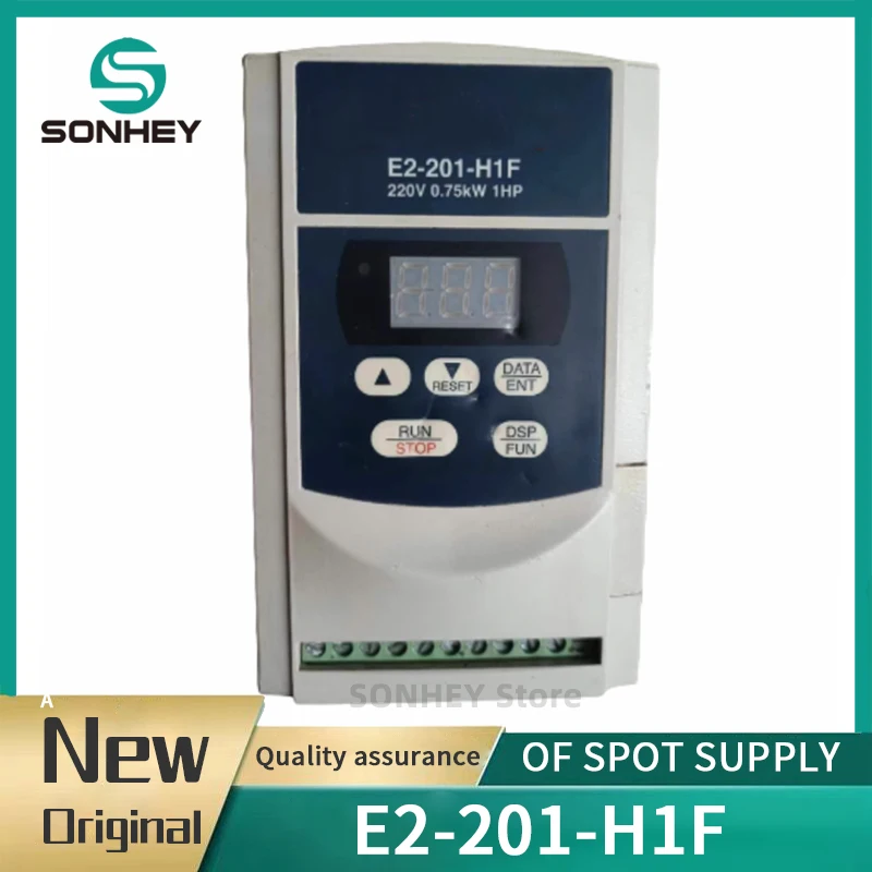 Original frequency converter E2-201-H1F single-phase 220V 0.75KW 100% tested successfully