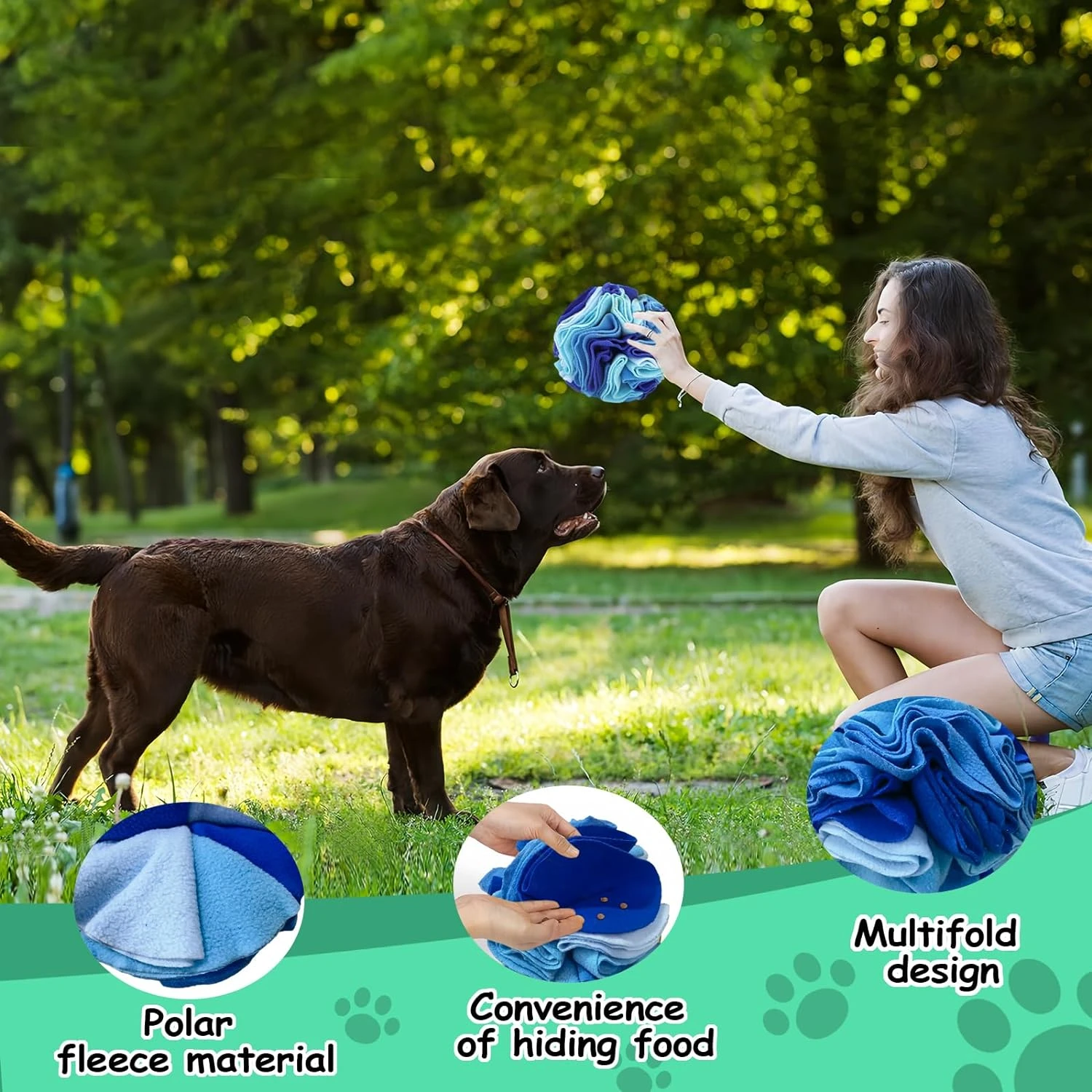 Colorful and Vibrant Oreos Snuffle Ball Toy - Exciting Interactive Design for Small to Medium-Sized Dogs - Enhances Foraging Ski