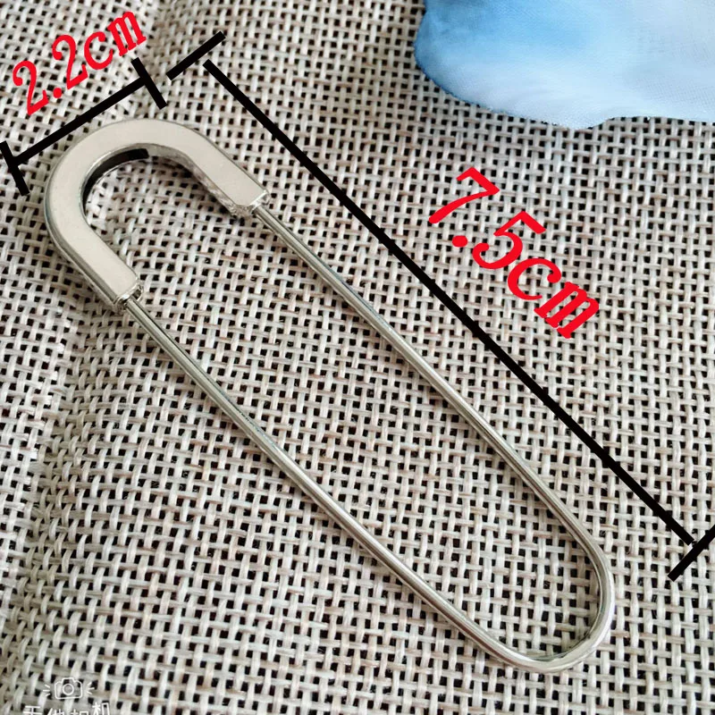 2pcs Stainless Steel Safety Pin Brooch Collar Sweater Shawl Buckle Brooch Valentine\'s Day Gifts For Women Simple Decorative Pins