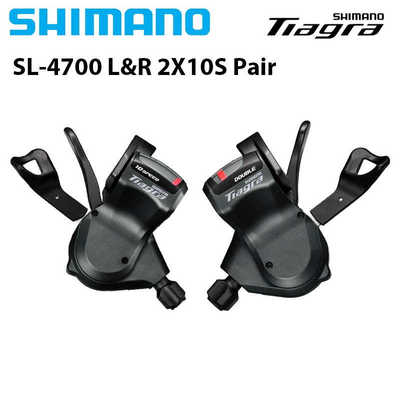 

SHIMANO TIAGRA 4700 RAPIDFIRE PLUS Shift Lever Flat Bar Road SL-4700-R 10 Speed Left 2Speed Road Bicycle Accessories Original