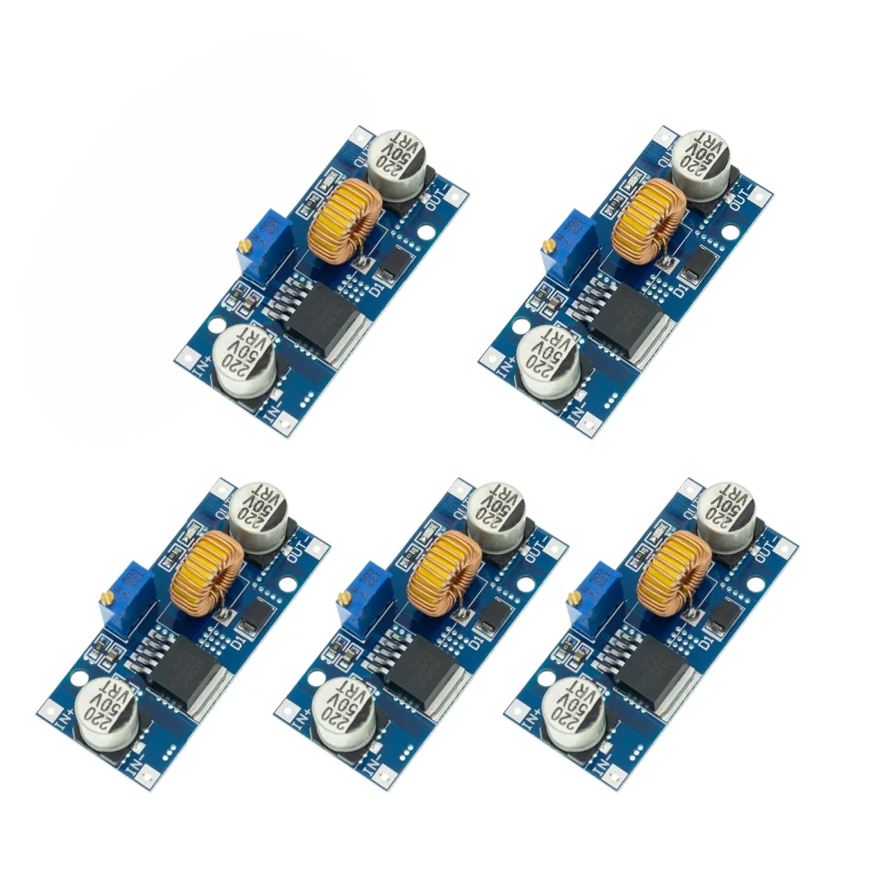 1/5/10PCS 5A DC-DC Adjustable Buck Converter XL4015 4 - 38V to 1.25 - 36V Step Down Power Supply Voltage Regulator Power Module