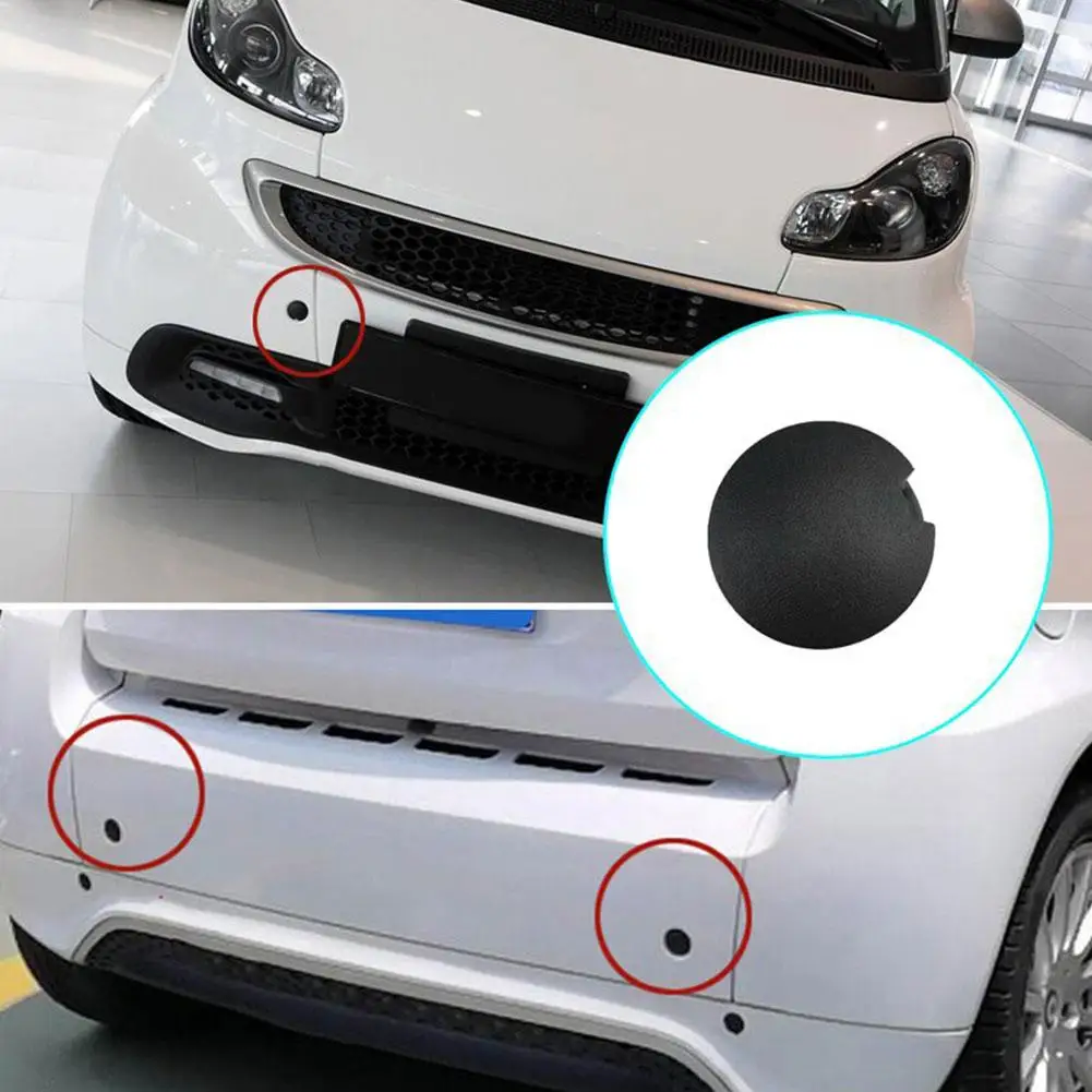 Car Front Rear Bumper Tow Hook Eye Coupler Trailer Cover Cap Plug A4518150122; 4518850122C22A For Smart Fortwo W451 2007-20 C2N8 view 4