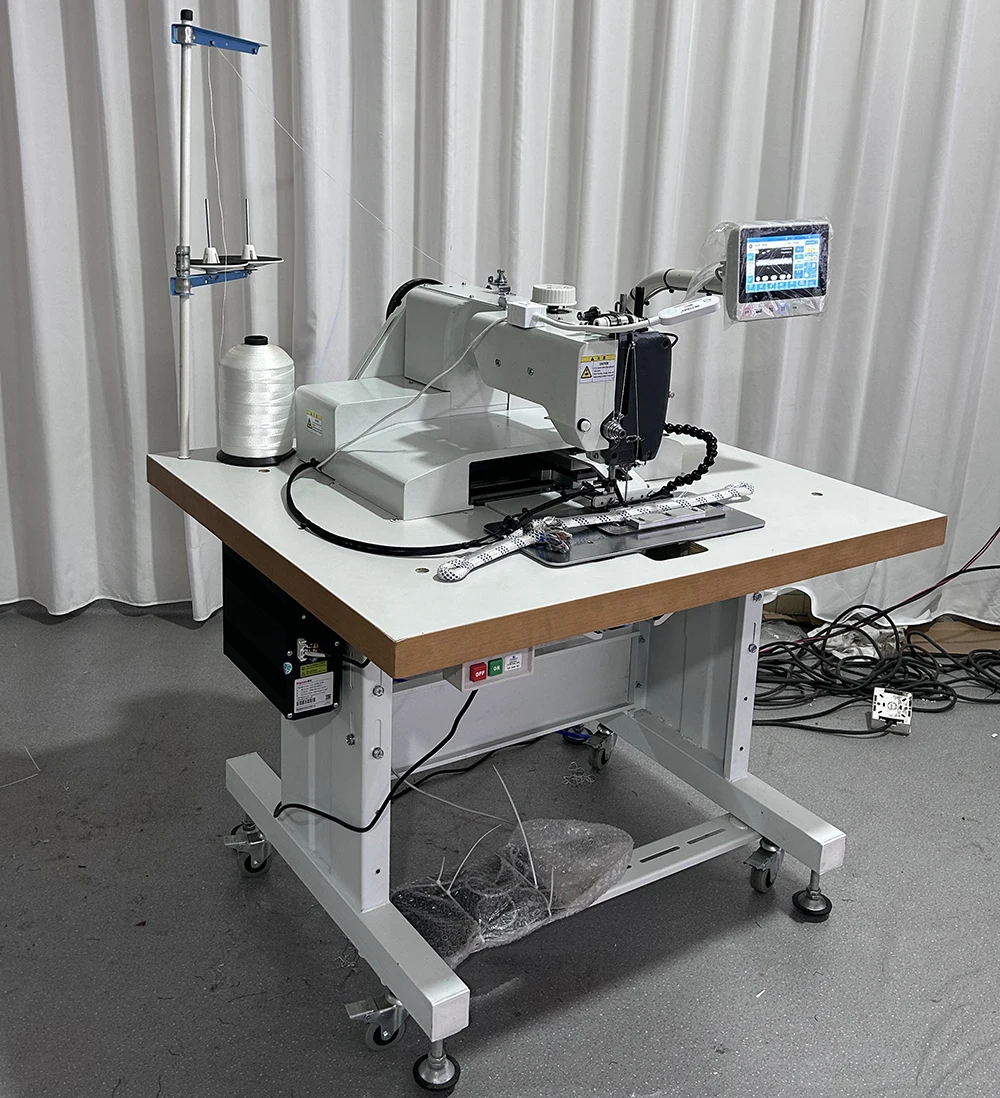 Automatic Industrial Heavy Duty Programmable Lock Stitch Single Needle Rope Sewing Machine For Dog Leashes Double-Braided