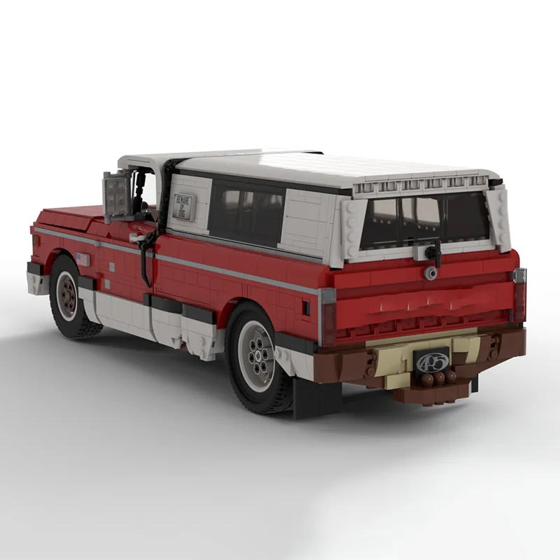 نموذج شاحنة Moc قوالب بناء وحدات تكنولوجيا شاحنة المزرعة كتل عيد الميلاد لتقوم بها بنفسك لعبة هدايا البناء #3