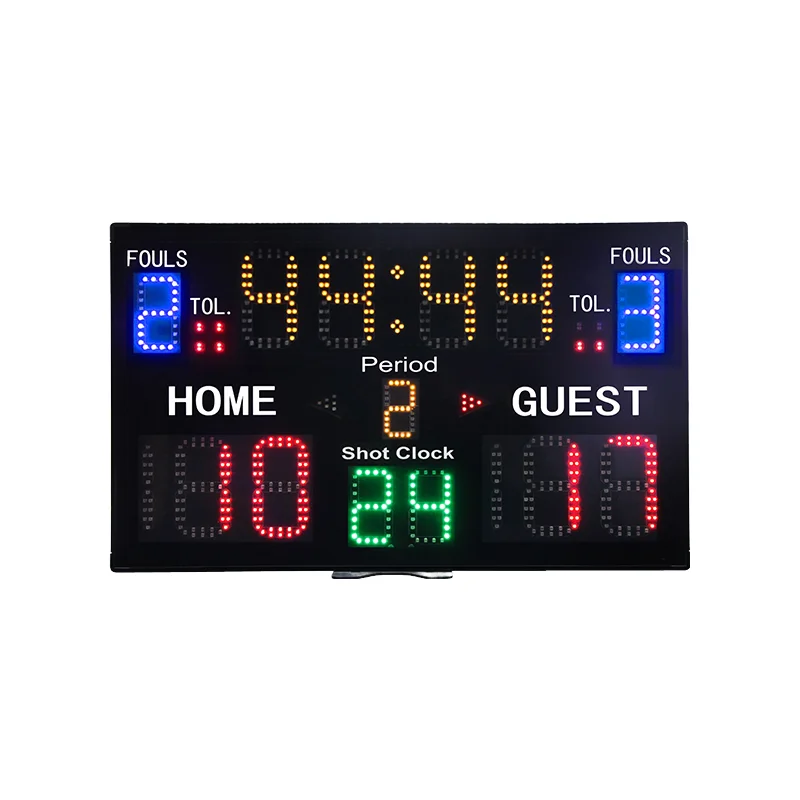 Indoor/Outdoor 10mm Pixel Pitch LED Electronic Scoreboard Portable Adjustable Video Wall For Basketball Stadium Sports Court