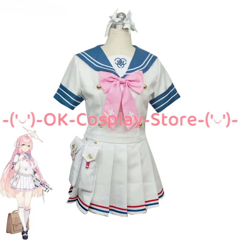 

Urawa Hanako Dress Game Blue Archive Cosplay Costume Women Cute Maid Dress Halloween Party Suit Anime Clothing Custom Made