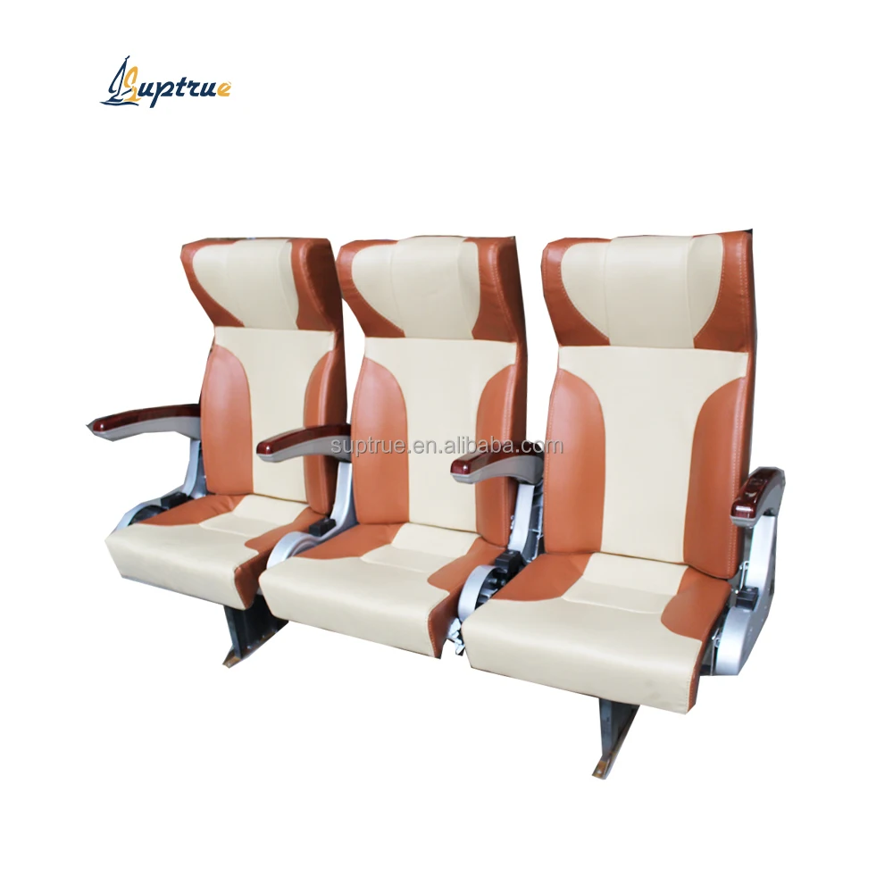 Suptrue Marine Accessories Customized Armrest Adjustable Alloy Ferry Boat Chair Aluminum Marine Boat Chair Passenger Seats