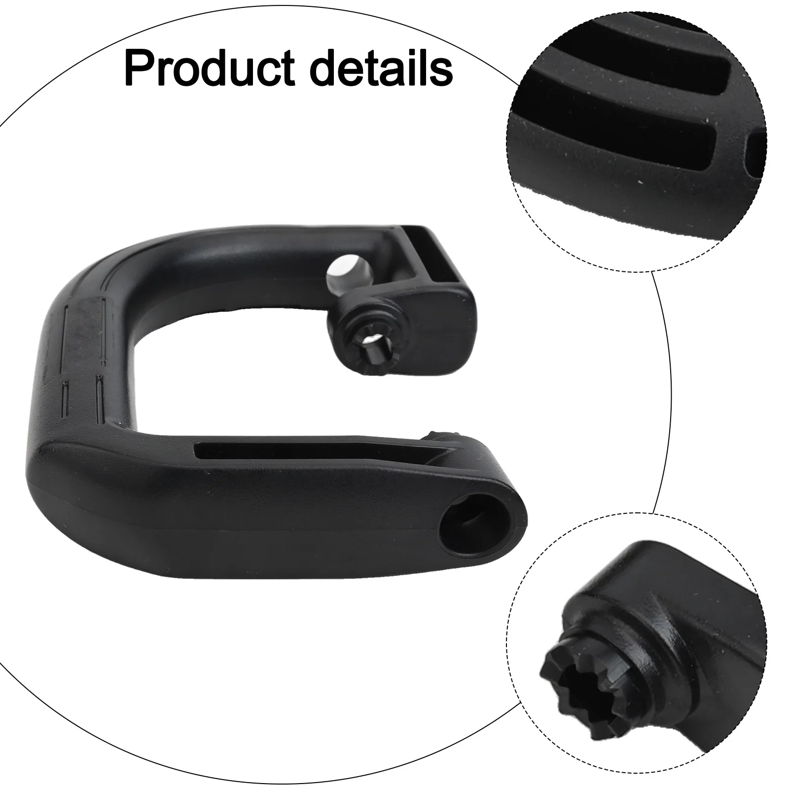 

Replacement D-Handle N034970 Compatible with DWP849 X DCM849 Type 1 7/9 Polisher Black Plastic Handle for VS Polisher Soft Start