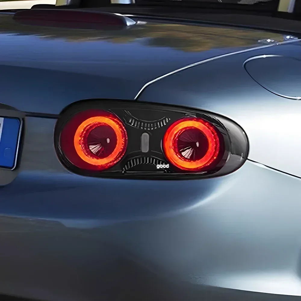For Mazda MX-5 NC 2009-2015 LED Auto Rear Back Lamps Assembly Upgrade Dynamic Flashing Signal Car Taillights Accessories