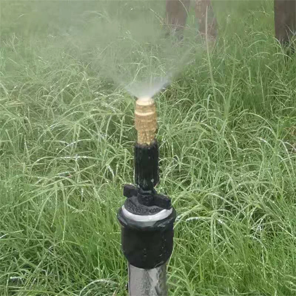 5Pcs Adjustable Garden Micro Sprinklers Garden Irrigation Watering 1/4'' Brass Atomizer 4/7PVC Outdoor Misting Cooling System