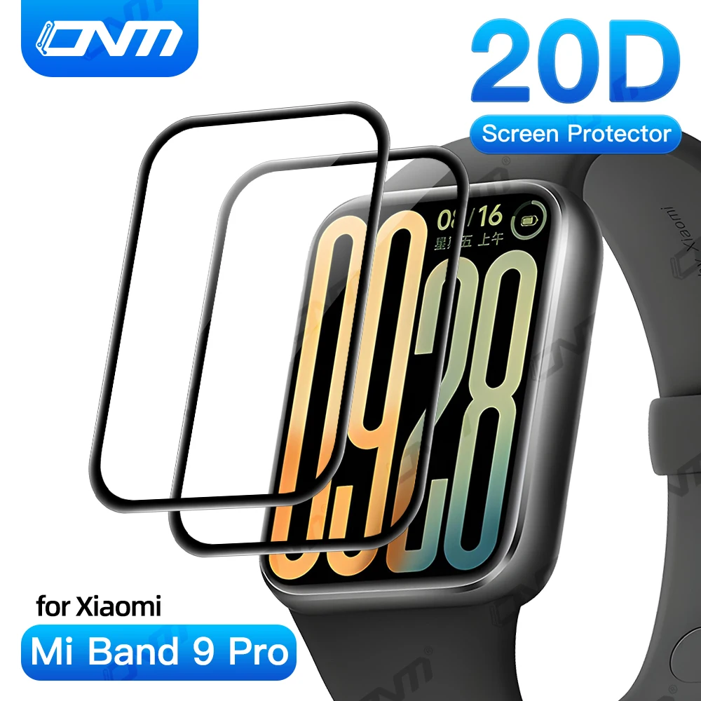 WFTE [2-pack schermbeschermer voor Xiaomi Smart Band 9, HD Clear PMMA Flexibele Film (NIET GLASS), hoesvriendelijk, blaas-bestendig, Max Dekking Screen Protector voor Xiaomi Smart Band 9 WFTE [2-pack schermbeschermer voor Xiaomi Smart Band 9, HD Clear PMMA Flexibele Film (NIET GLASS), hoesvriendelijk, blaas-bestendig, Max Dekking Screen Protector voor Xiaomi Smart Band 9