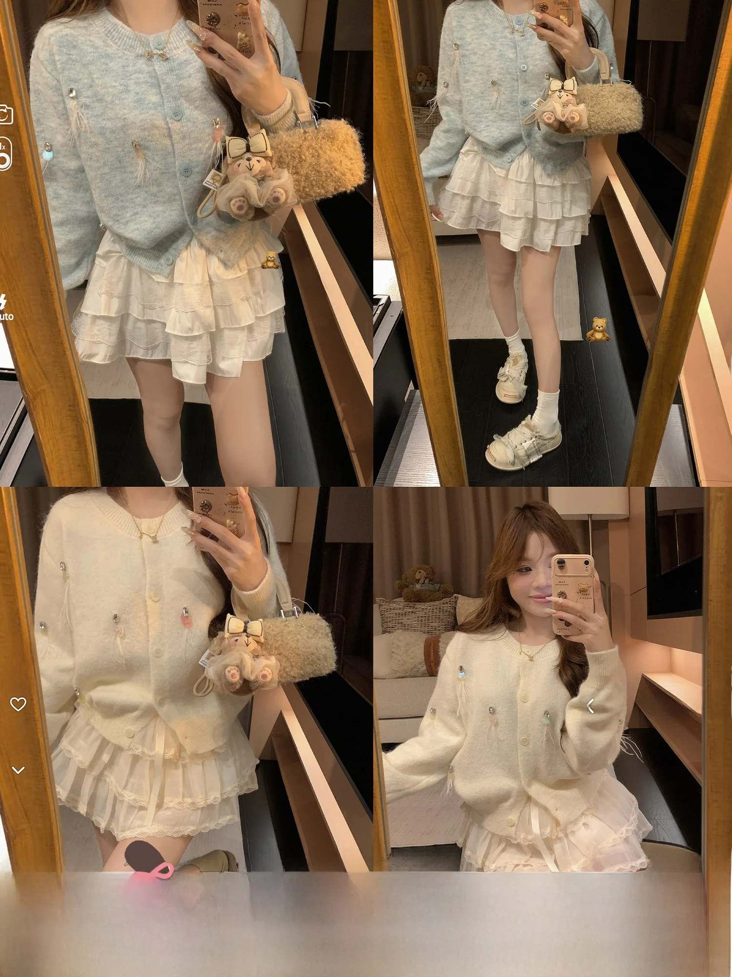 

Мягкий уютный круглый вязаный свитер Ne, женский уникальный дизайн, перья и блестки, длинный свежай, Busin, повседневный