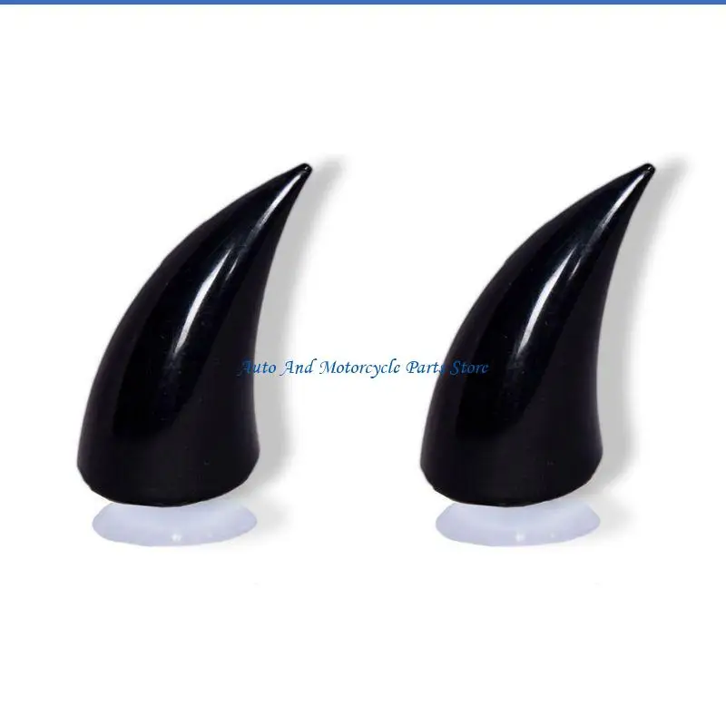 

P9FD Waterproof Sticker DIY Helmet Car Sticker Devil Horn Decoration