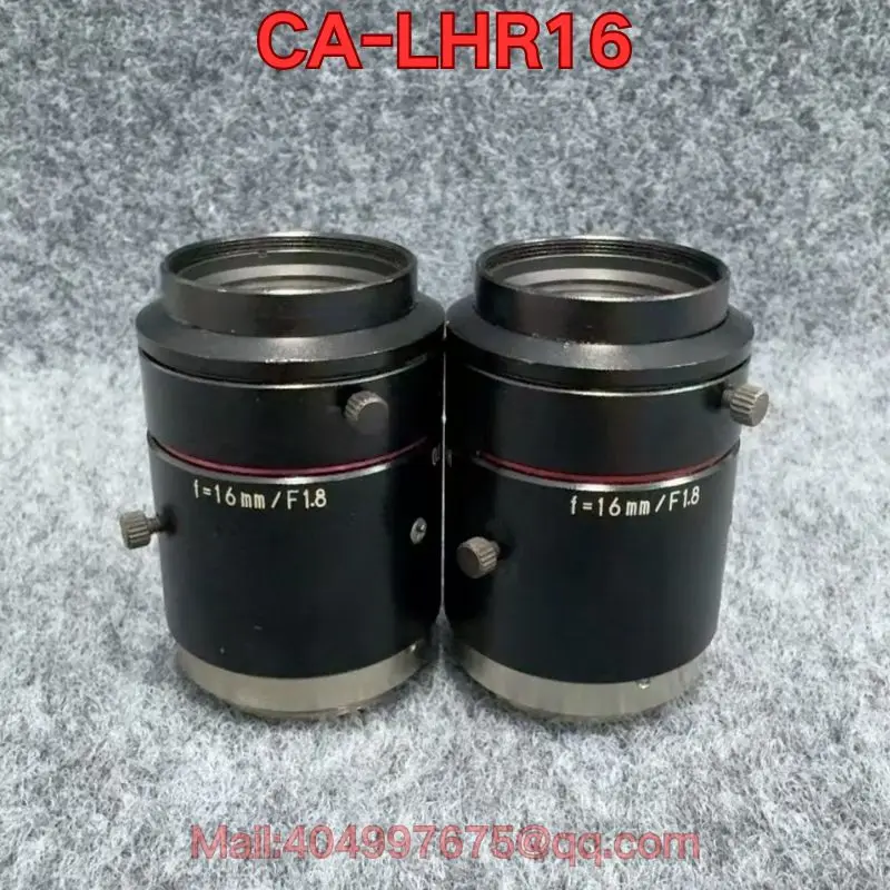 Second-hand CA-LHR16 16mm/F1.8 industrial high-resolution CCD fixed focus lens function test is normal