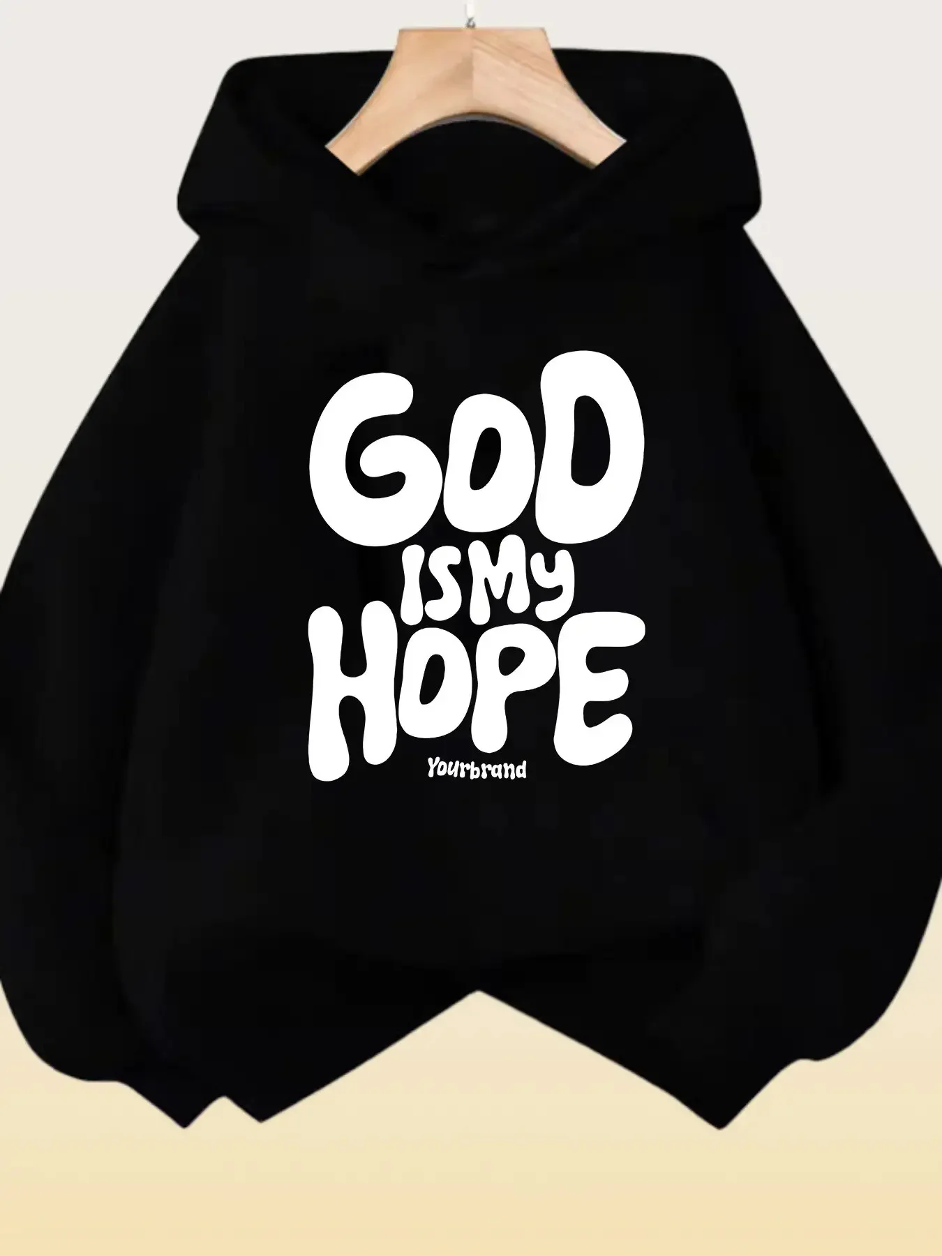 

Женская удобная толстовка на подкладке большого размера с принтом «god Is My Hope» — стирка в машине, зима, теплая, свободная посадка, повседневная