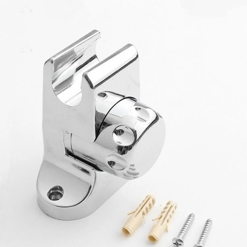 Soporte de ducha montado en la pared con tornillos, estante de repuesto, suministros de asiento, accesorios ABS, fijación de baño y baño
