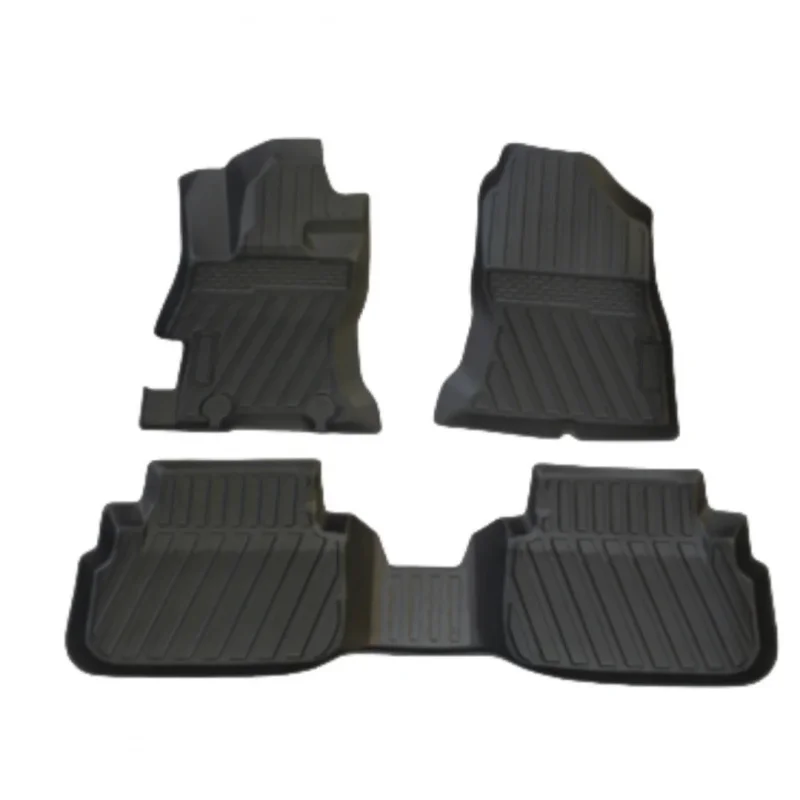 High Quality 3D Contoured TPE Car Floor Mats Dust-proof Easy Clean All Weather 2mm Thick For CROSSTREK