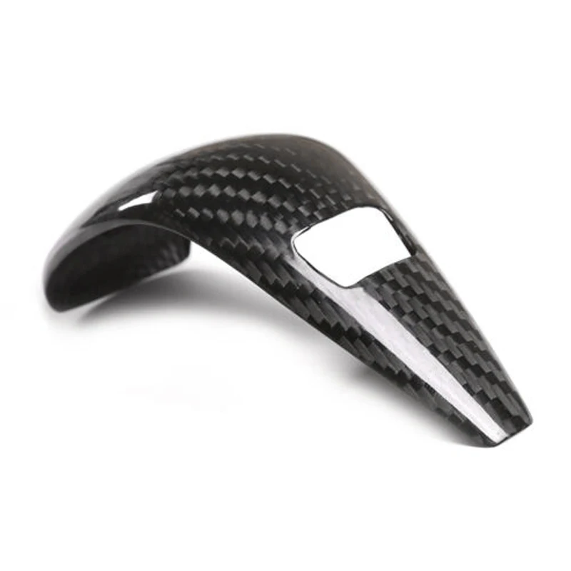 Gear Shift Knob Button Cover Trim Fit for BMW 3er G20 G21 4er G22 G23 Z4 G29 X5 G05 X6 G06 8er G14 G15 G16 Carbon Fiber Style view 2
