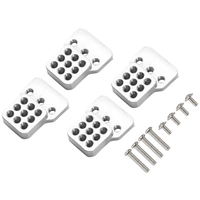 VO-4Pcs RC Car Metal Shock Tower Bracket Kits Shock Sbsorbers Extension Seatfor 1/16 WPL C-14/C-14K/C-24/C-24K Truck Off Road Ca