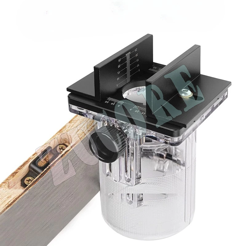2-in-1 connector slotted bracket woodworking trimmer rack invisible fastener slotting positioner mold