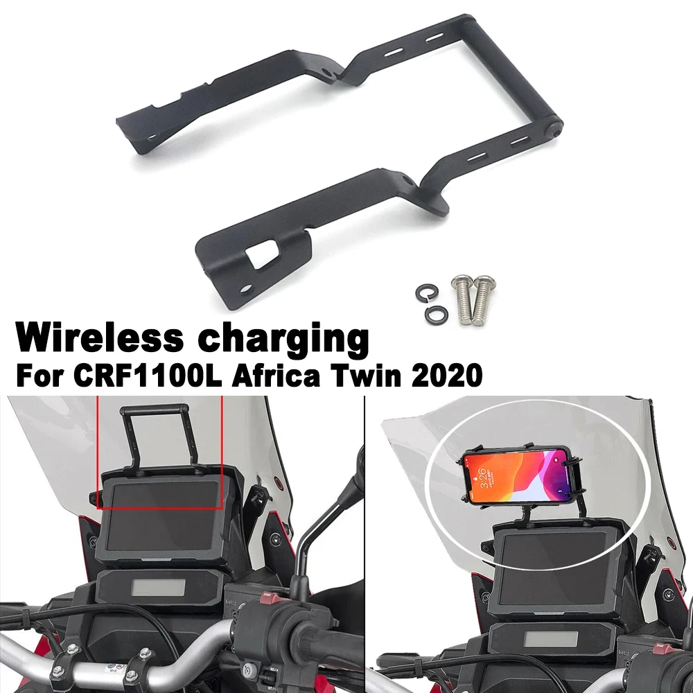 For HONDA CRF1100L CRF 1000L Africa Twin CRF 1100 L 2020 Motorcycle Stand Holder Phone GPS Navigaton Bracket Wireless Charging