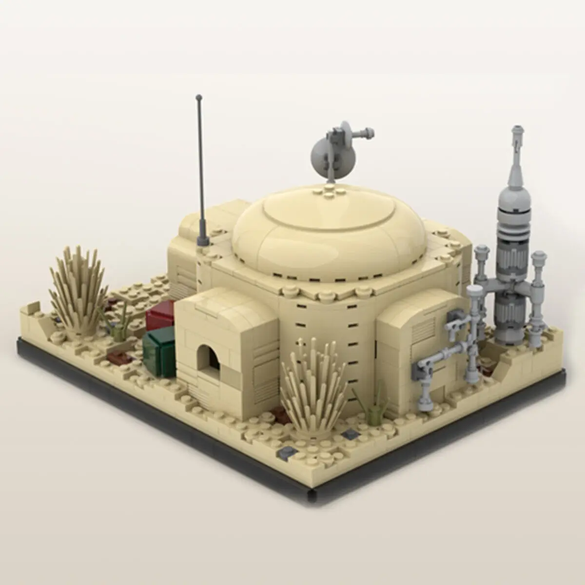 Owen Lars' Home Hut on Tatooine 695 Pieces from Film Building Toys MOC Build