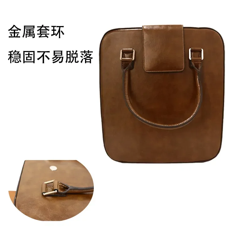 Portable Leather Bartender Tool Bag Waterproof Square Kit for Bar Accessories Storage Dual Use Backpack Style Professional