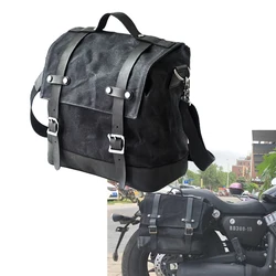 For Harley Sportster XL 883 XL 1200 Touring Dyna Softail FL Vintage Motorcycle Bag Side Bag Luggage Bag Tail Bag