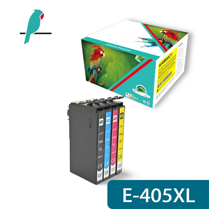 405XL Ink Cartridges for Epson 405 Compatible with WorkForce Pro WF-3820DWF WF-3825DWF WF-4820DWF WF-4825DWF WF-4830DTWF