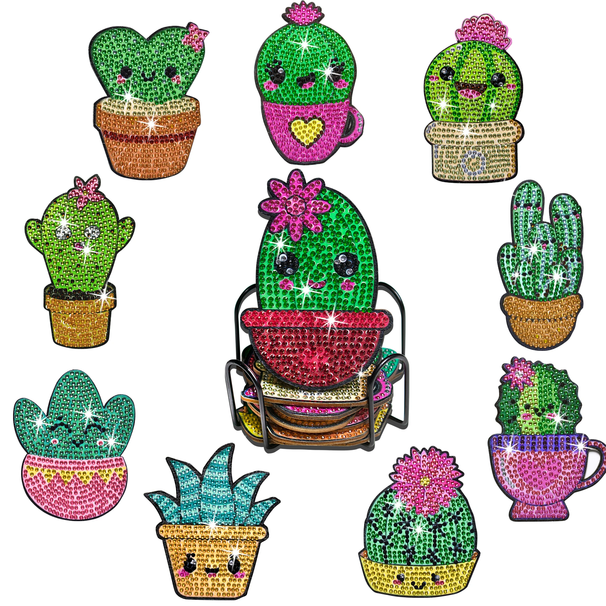 10pcs/Set DIY Succulent Diamon - Succulent Set ulasan dan harga