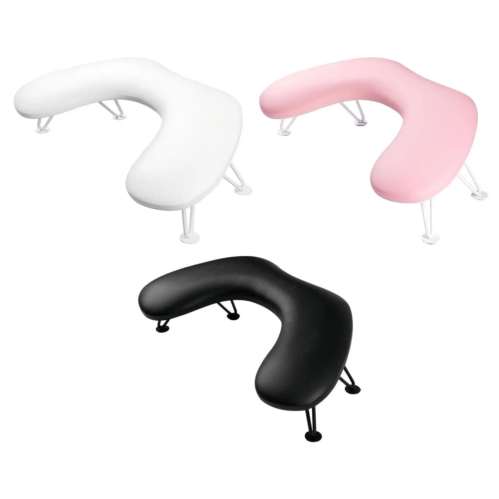 

Salon Nail Art Hand Rest U Shape Multiuse Rest Pad on Desktop Salon Tool
