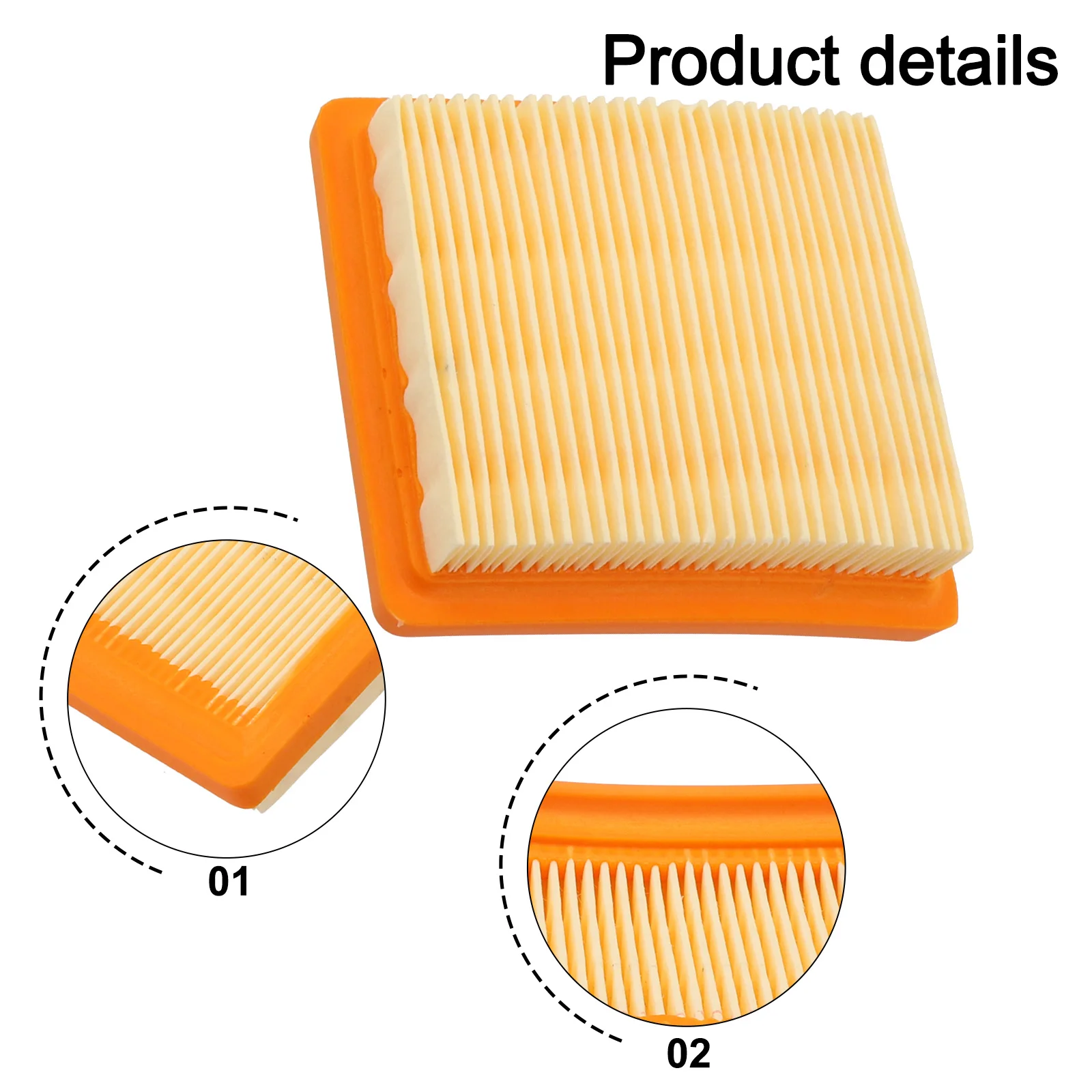 1X Air Filter For 4180 141 0300 KM131/R FS91 FS111/R FS131 HT103 HT133 Chainsaw Parts Yard Garden Lawn Mower Supplies Air Filter