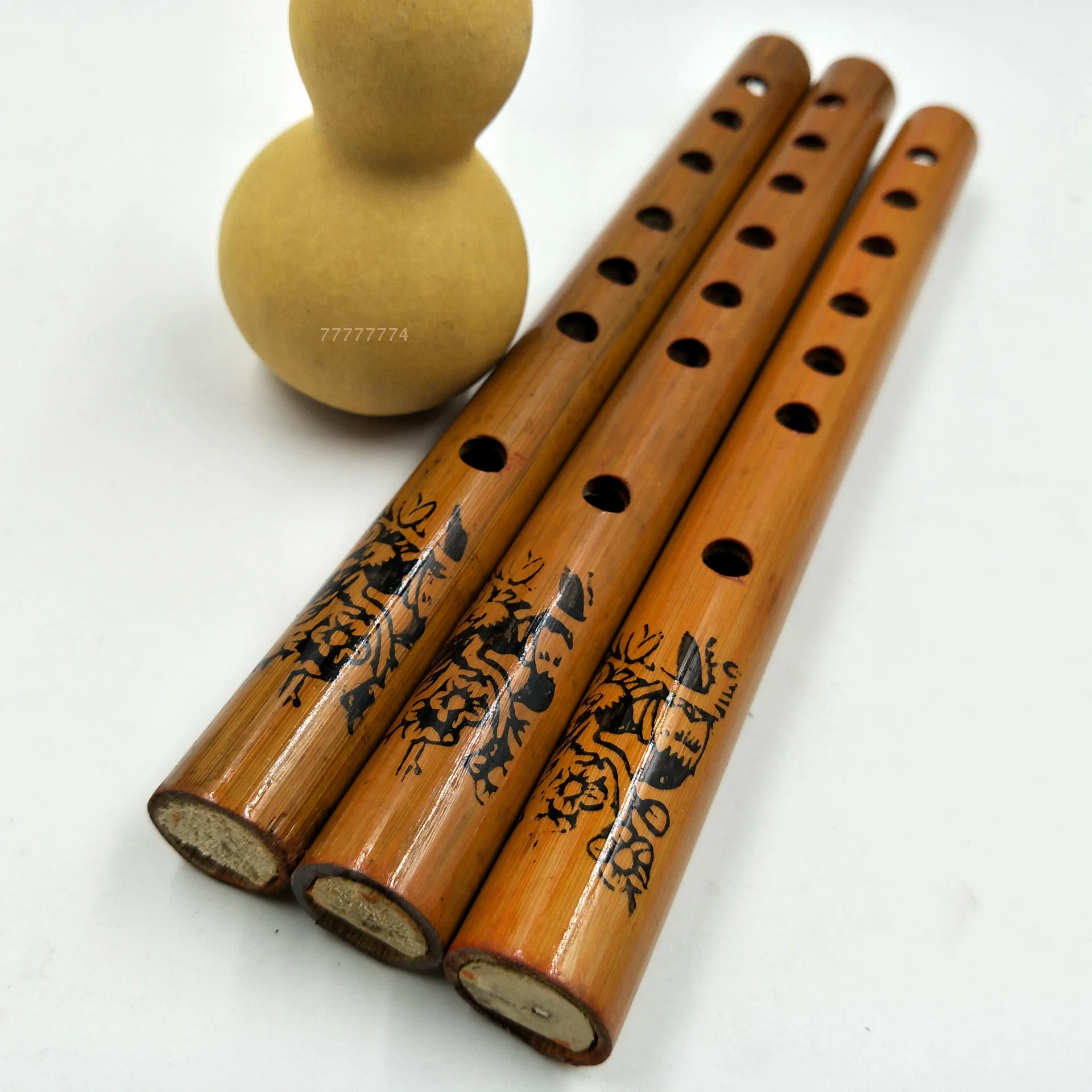 伝統的な 6 穴竹フルートクラリネット学生楽器木製 AU 楽 - Musical Instrument Oboe のレビューと価格