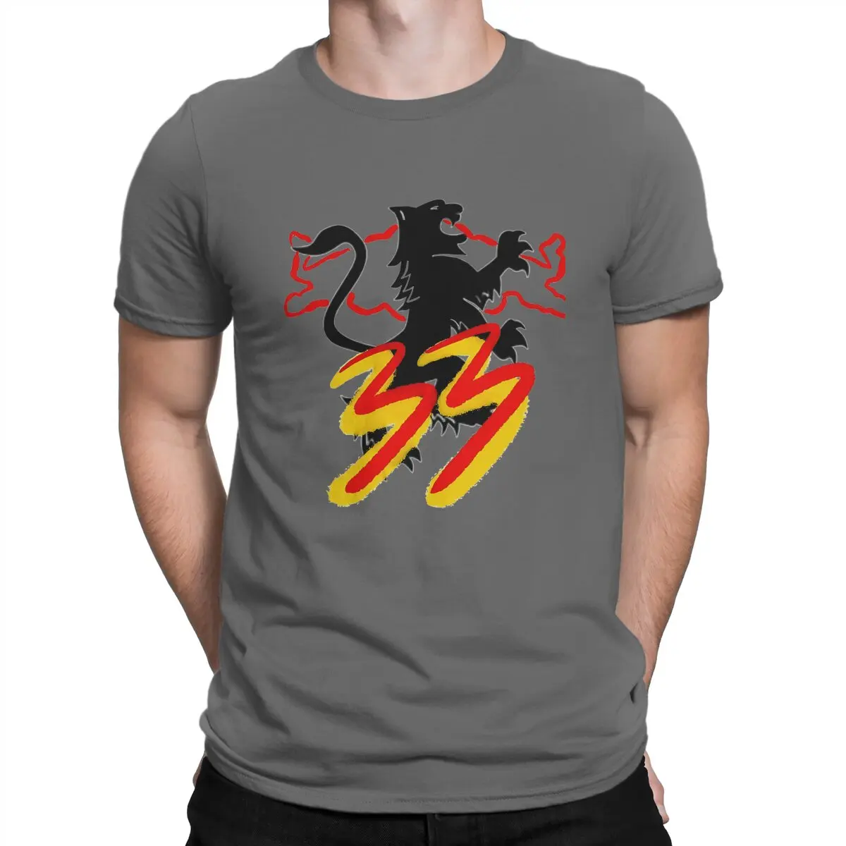 Verstappen Crest T Shirts Men Cotton Unique T-Shirt Crew Neck F1 Tee Shirt Short Sleeve Clothes 6XL