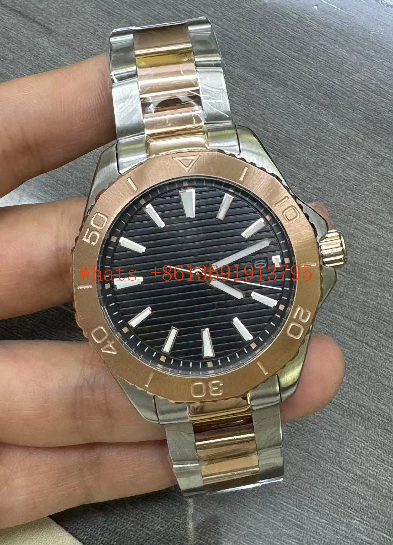 Luxe merk Super Clone 904L roestvrijstalen automatisch mechanisch sport herenhorloge Roestvrijstalen horloge met volledige kalender