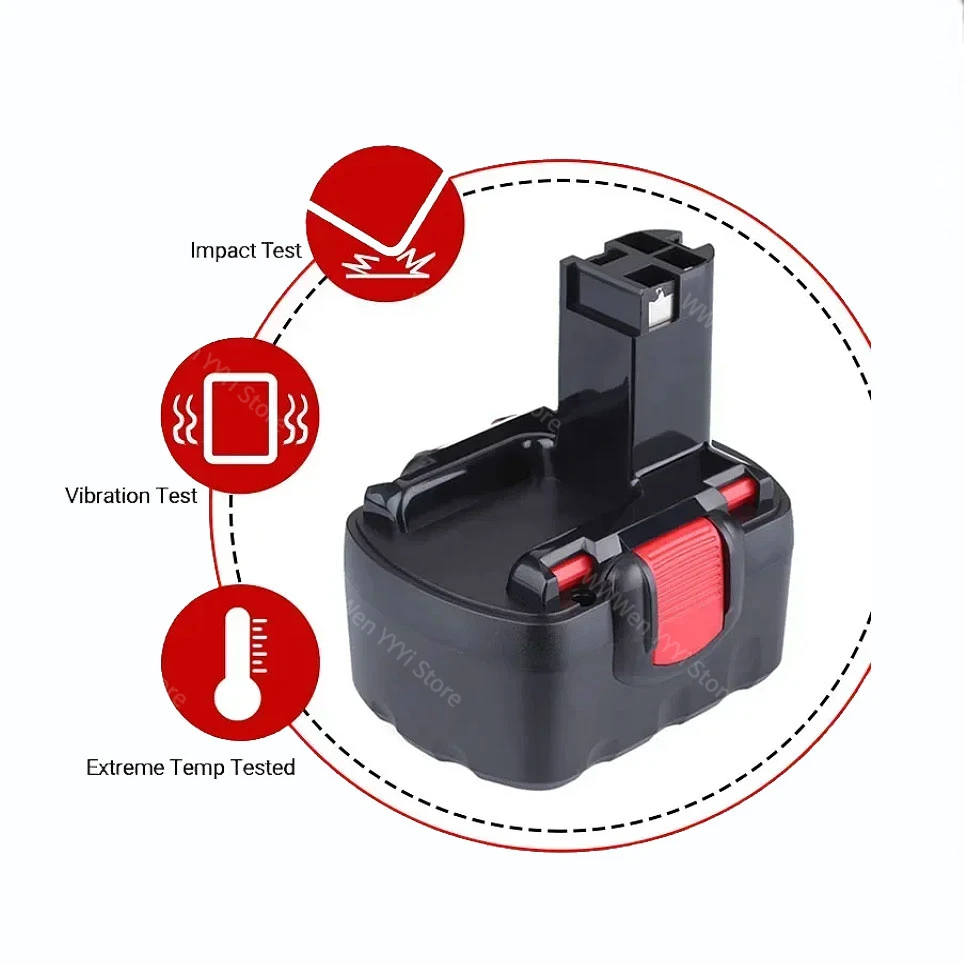 Dla Bosch 14.4V 4800mAh ni-mh BAT038 BAT140 BAT040 BAT041 BAT159 2607335275 2607335533 2607335534 2607335711 2607335465 26073356