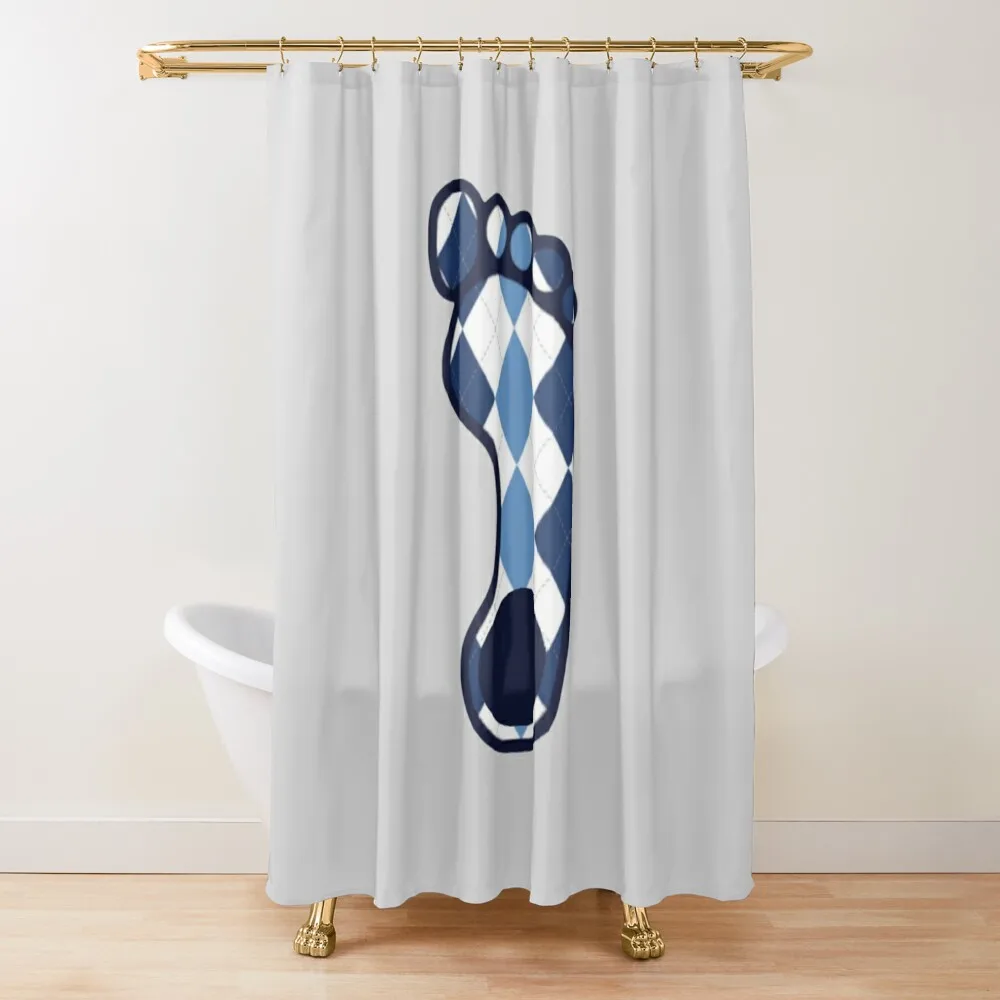

Argyle Heel Decal Shower Curtain Bathtub Transparent Bathroom Shower Waterproof Bath And Anti-Mold Curtain