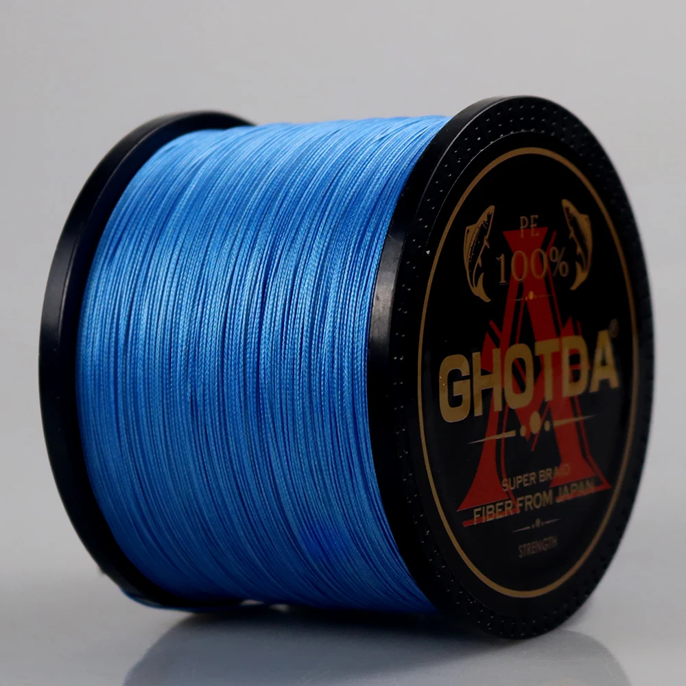 GHOTDA  4/8 Strands Multifilament Smooth Braided Fishing Line Super Power 10-80LB 300M Main Wire for Saltwater Freshwater Pesca