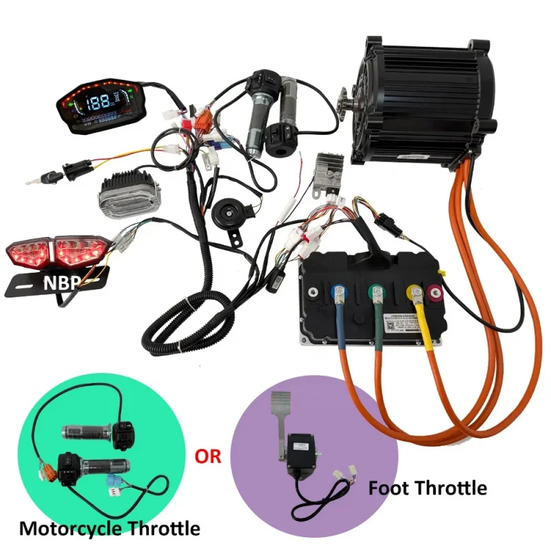 

QS0 -V 000W Mid Drive Encoder Motor Kit Fardriver ND/00/00B Controller Train Kits Cart ATV