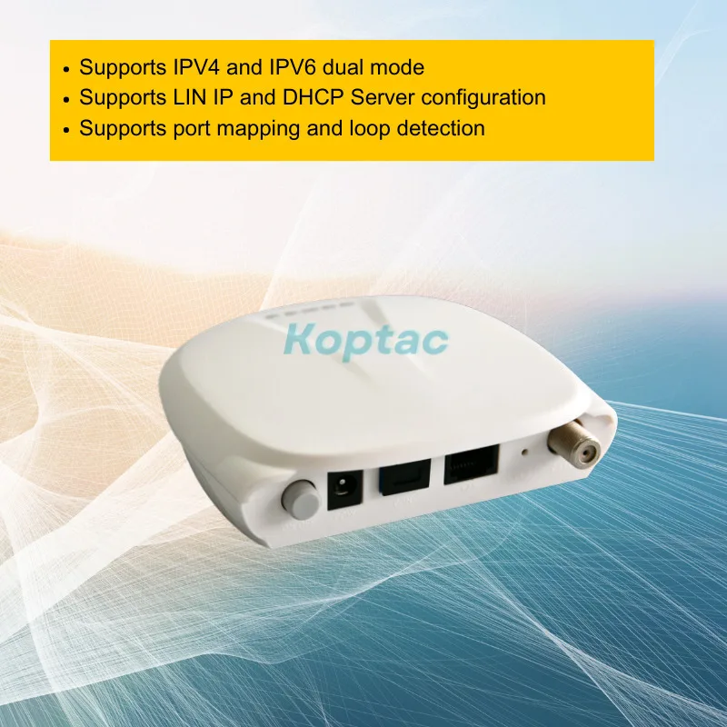 Gpon Epon ONU and CATV Optical Receiver + ONU All-in-one Optical To Rf Fibre To Network Port CATV+IPTV+Networking FTTH