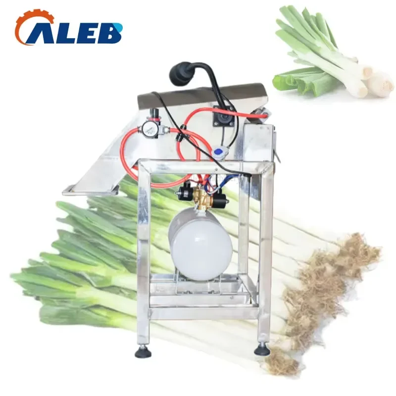 YWM Certificate Celery Wet Peeling Machine Leek Root Trimmer for Frozen Vegetable Plant High Efficiency Automatic