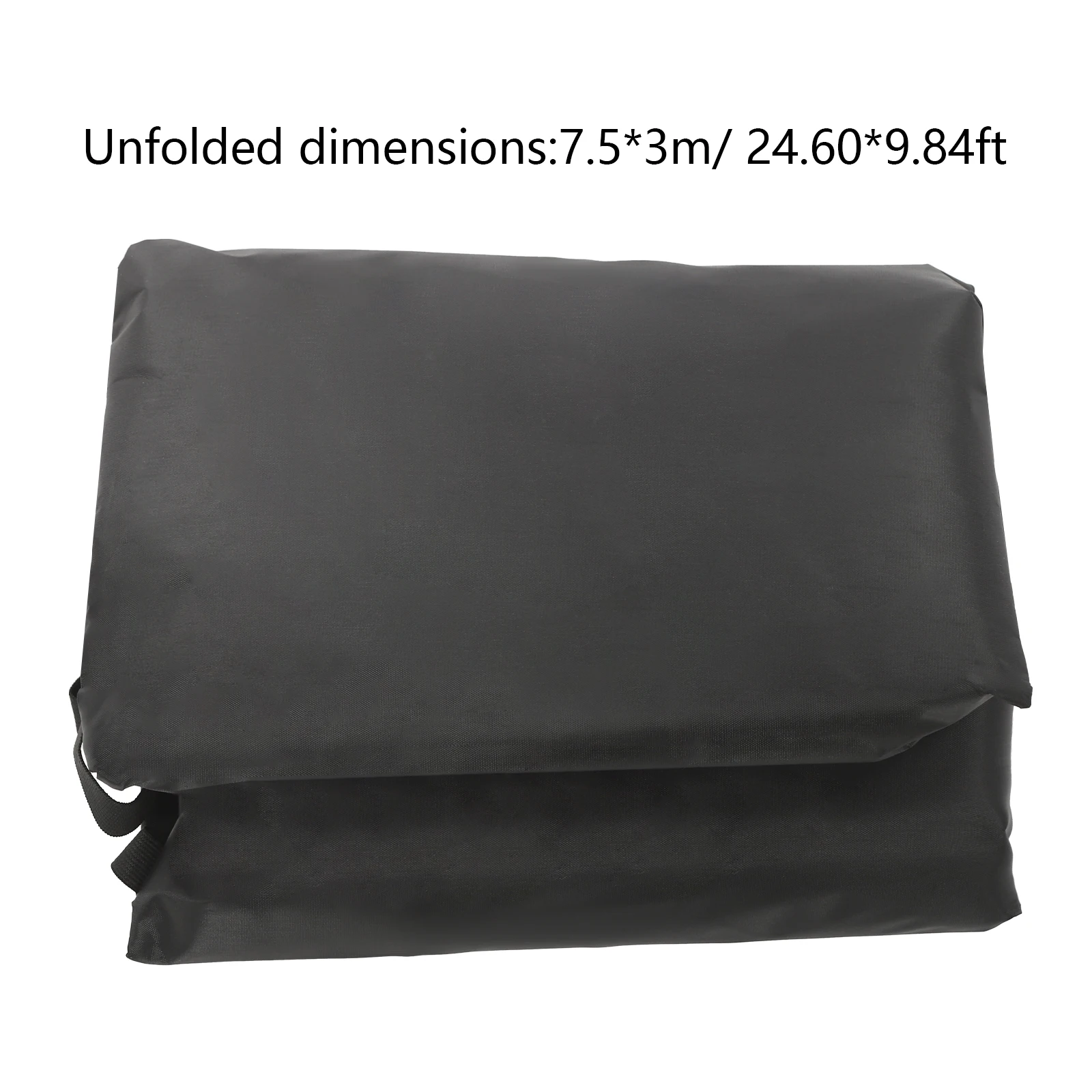 

Крышка на крышу автомобиля 7,5x3 м, водонепроницаемая крышка на крышу кемпера, защитная крышка на крышу, черный 210D Oxford