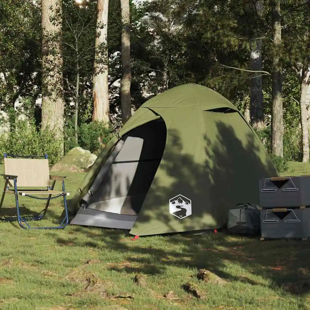 Wasserdichtes Tarnzelt für 2 Personen, Kuppelzelt, Lichtundurchlässig, Winddicht, Campingzelt für Festivals, Wandern, Backpacking, Camping, Angeln – Detail 15