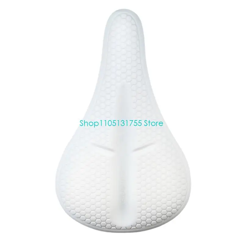 K0EF Bike Saddles Pad for Outdoor Use, Paded Cycling Cover with Center Relief Channel and Grip Texture for Daily Use