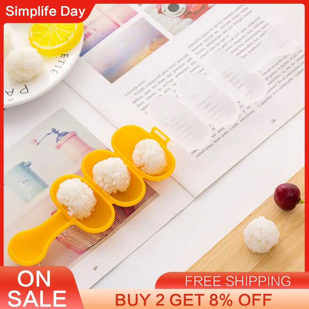 Reisbällchen einfache glatte Sushi Sicherheit niedlich bequeme Haushalt geruchlose Form Küche Runde selbst gemacht tragbar