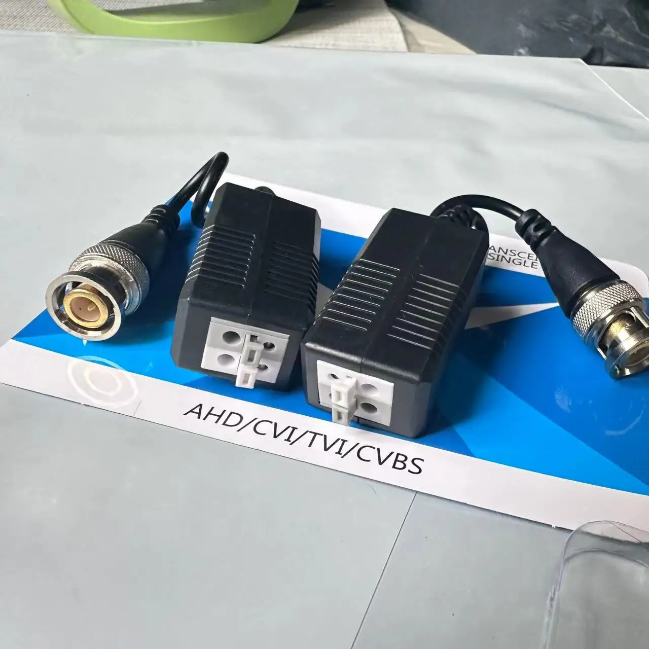 HD CVI/TVI/AHD BNC Video Balun Transceiver For 5MP cctv security camera BNC Cat5 CCTV UTP Passive Video Balun