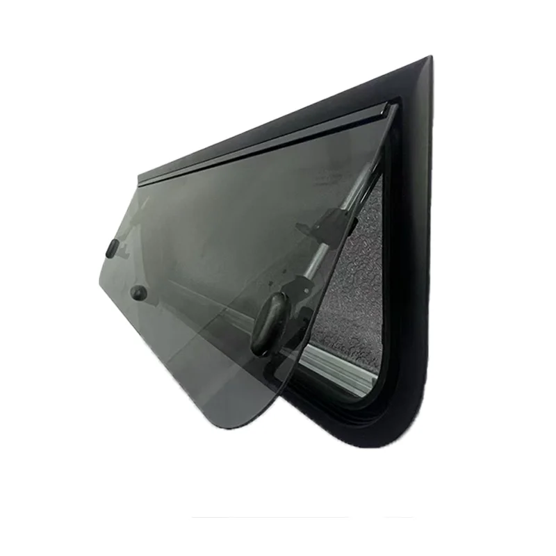 MG23RW 700x800mm Tempered Glass Radius Window 3C DOT ECE Passed Transparent Gray for Variety of RVs Factory Price
