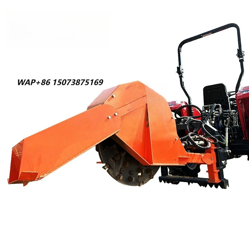 Tractor Mounted Stump Grinder With Hydraulic Swing Arm for Tree Services and Land Clearing