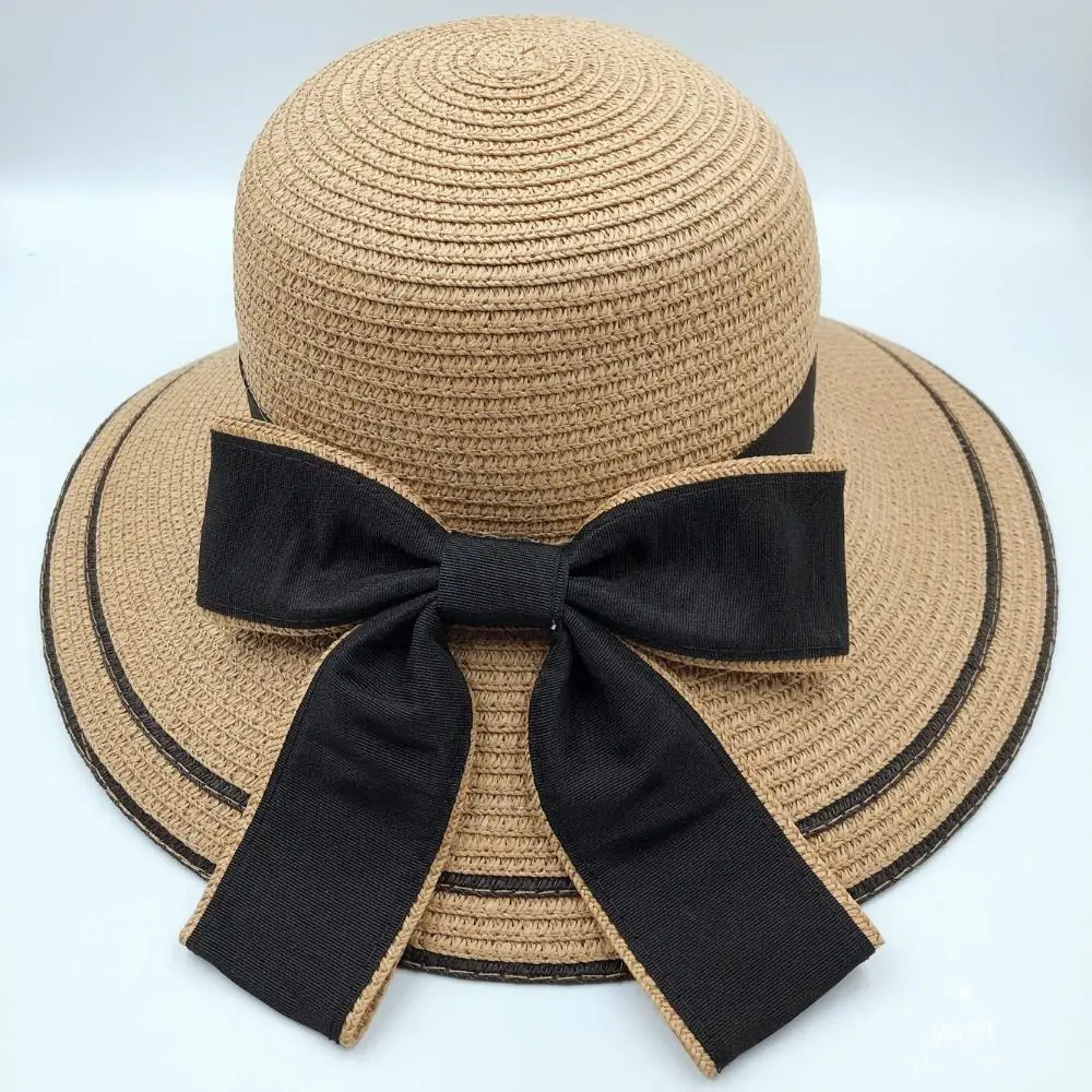 Foldable Sun Visor Sun Hat Beach Cap Large Brim Weave Sun Cap Strappy Visor Cap Straw Hat Summer